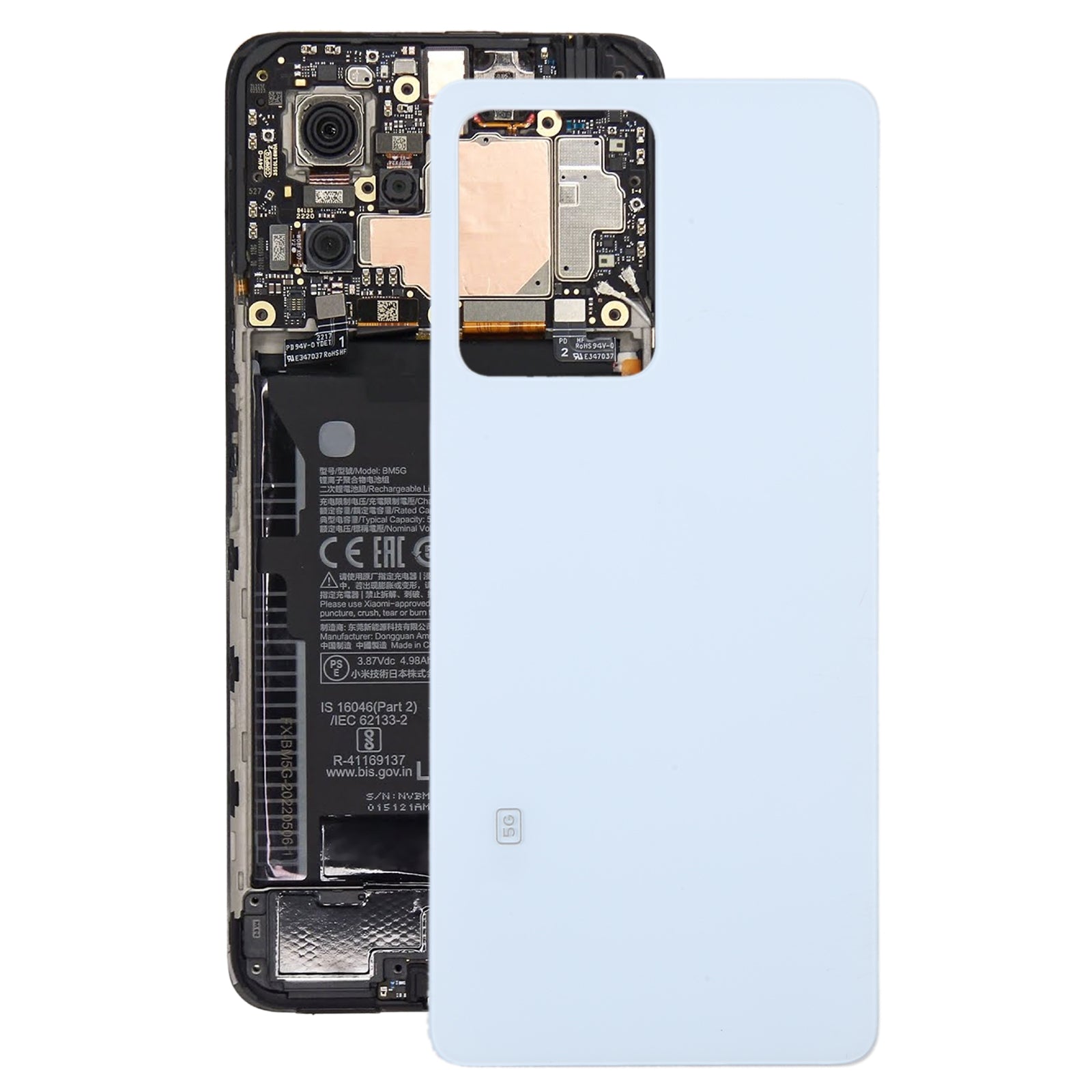 Tapa Bateria Back Cover Xiaomi Redmi Note 12 Pro Blanco