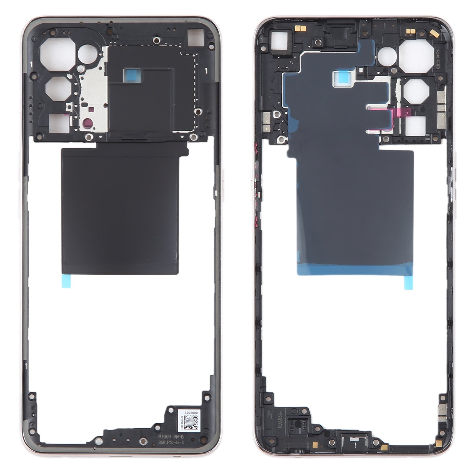 Chassis Back Cover Frame Oppo Find X3 Lite Gold