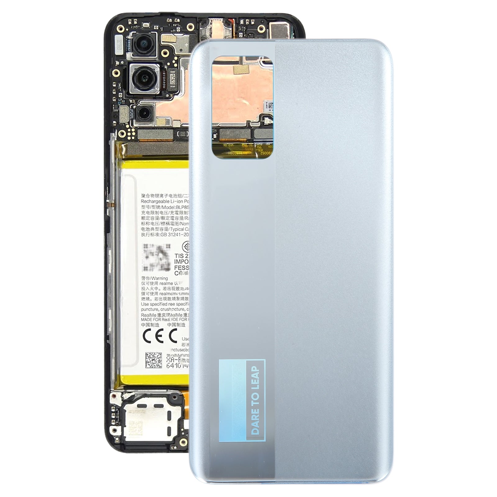 Battery Cover Back Cover Realme GT Neo Silver