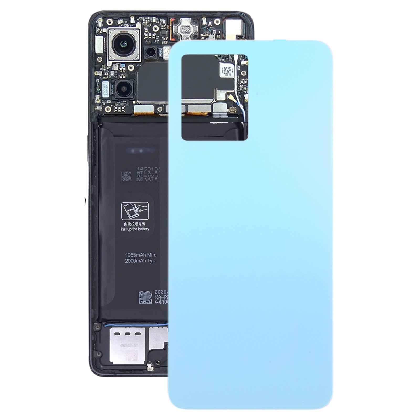 Tapa Bateria Back Cover Oppo F21 Pro Azul