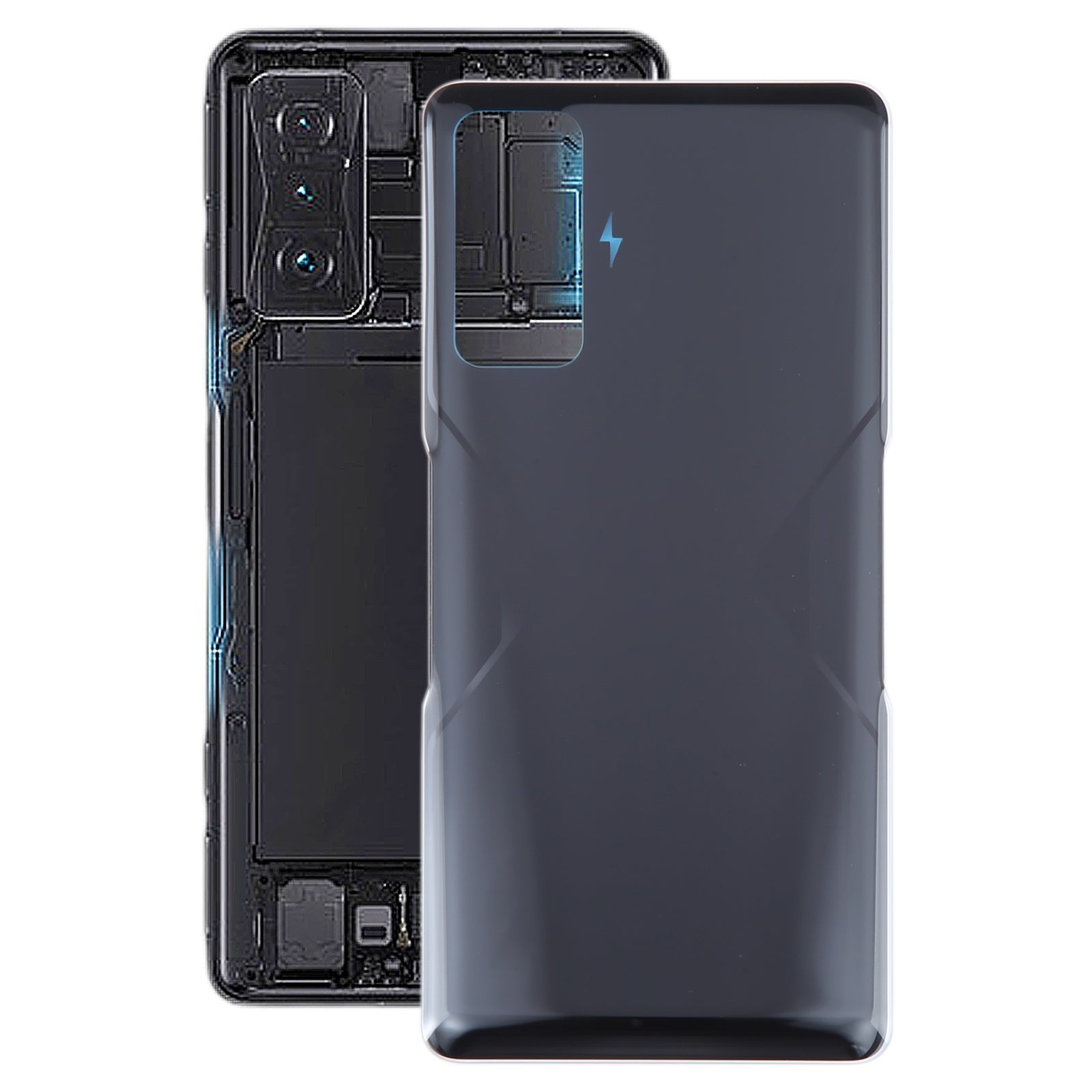 Cache batterie Cache arrière Xiaomi Redmi K50 Gaming Noir