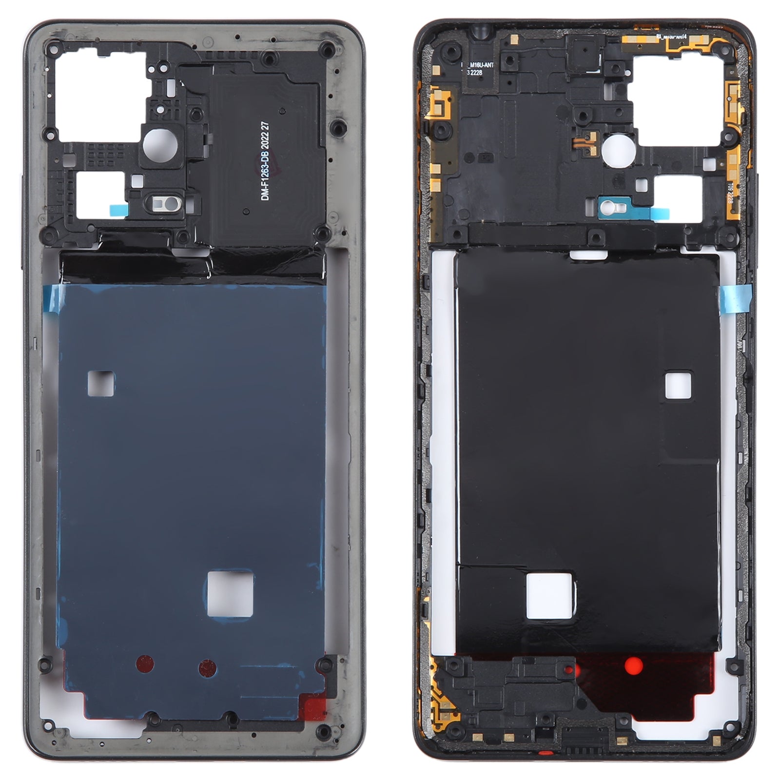 Chassis Back Cover Frame Xiaomi Redmi Note 12 Pro + Black