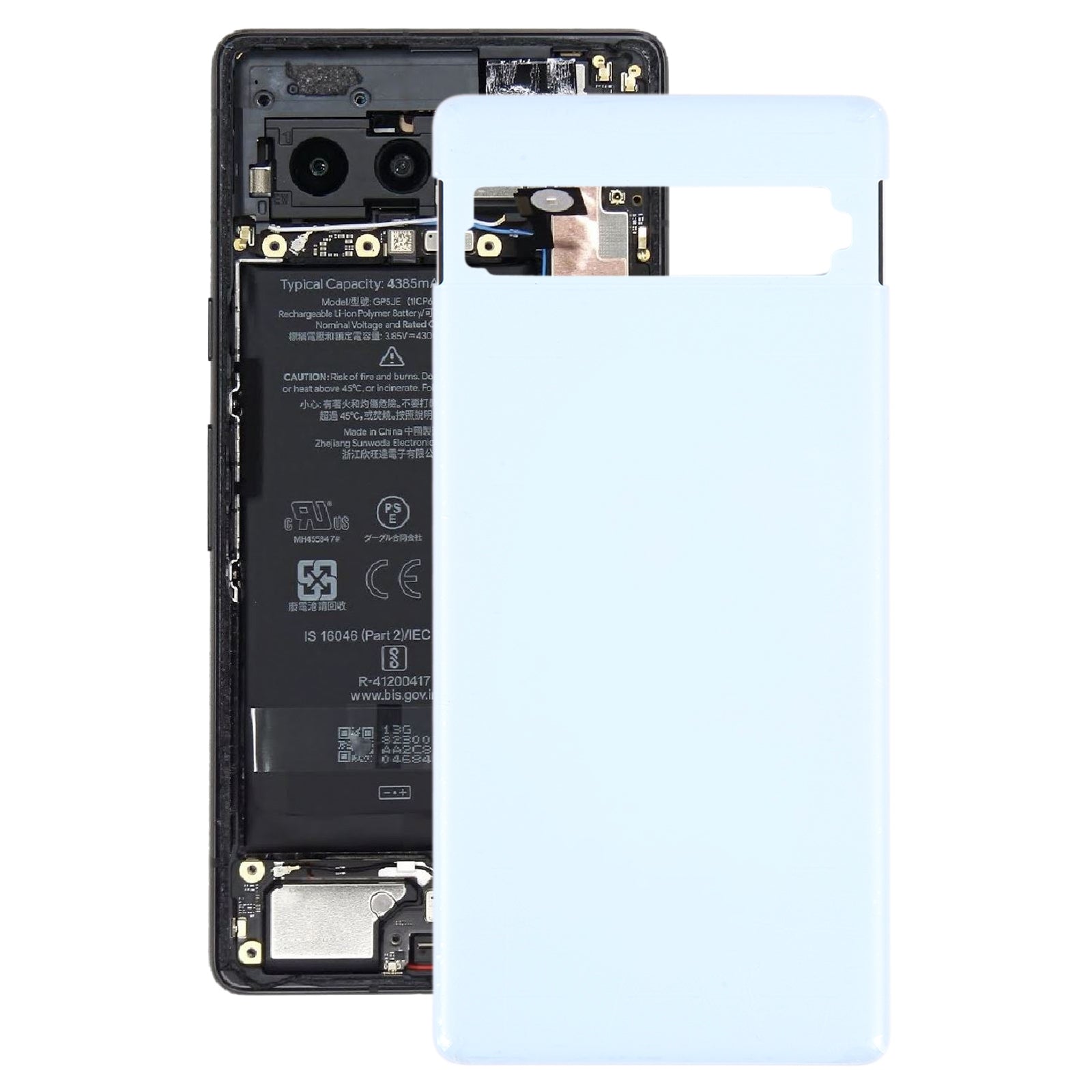 Battery Cover Back Cover Google Pixel 7a Blue