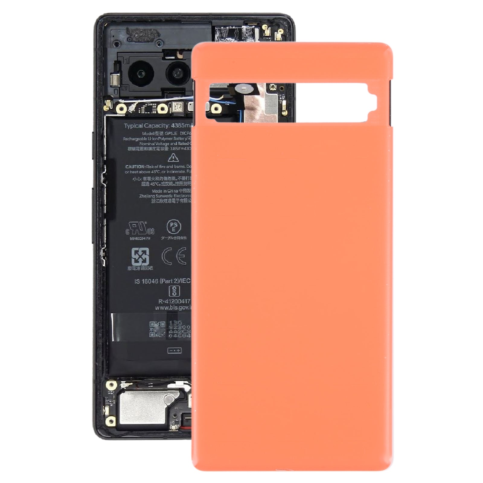 Battery Cover Back Cover Google Pixel 7a Red