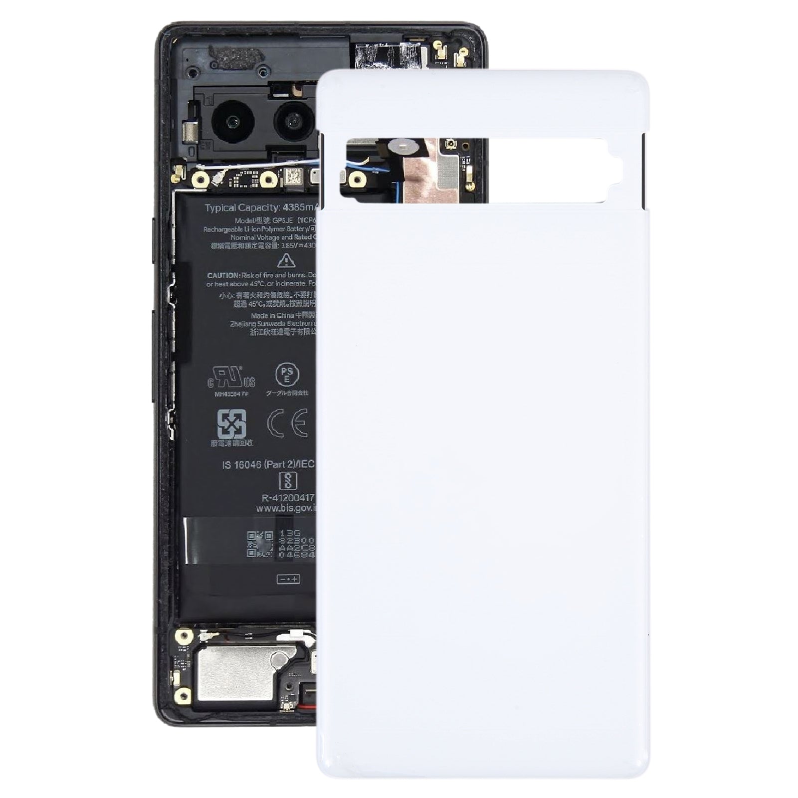 Battery Cover Back Cover Google Pixel 7a White