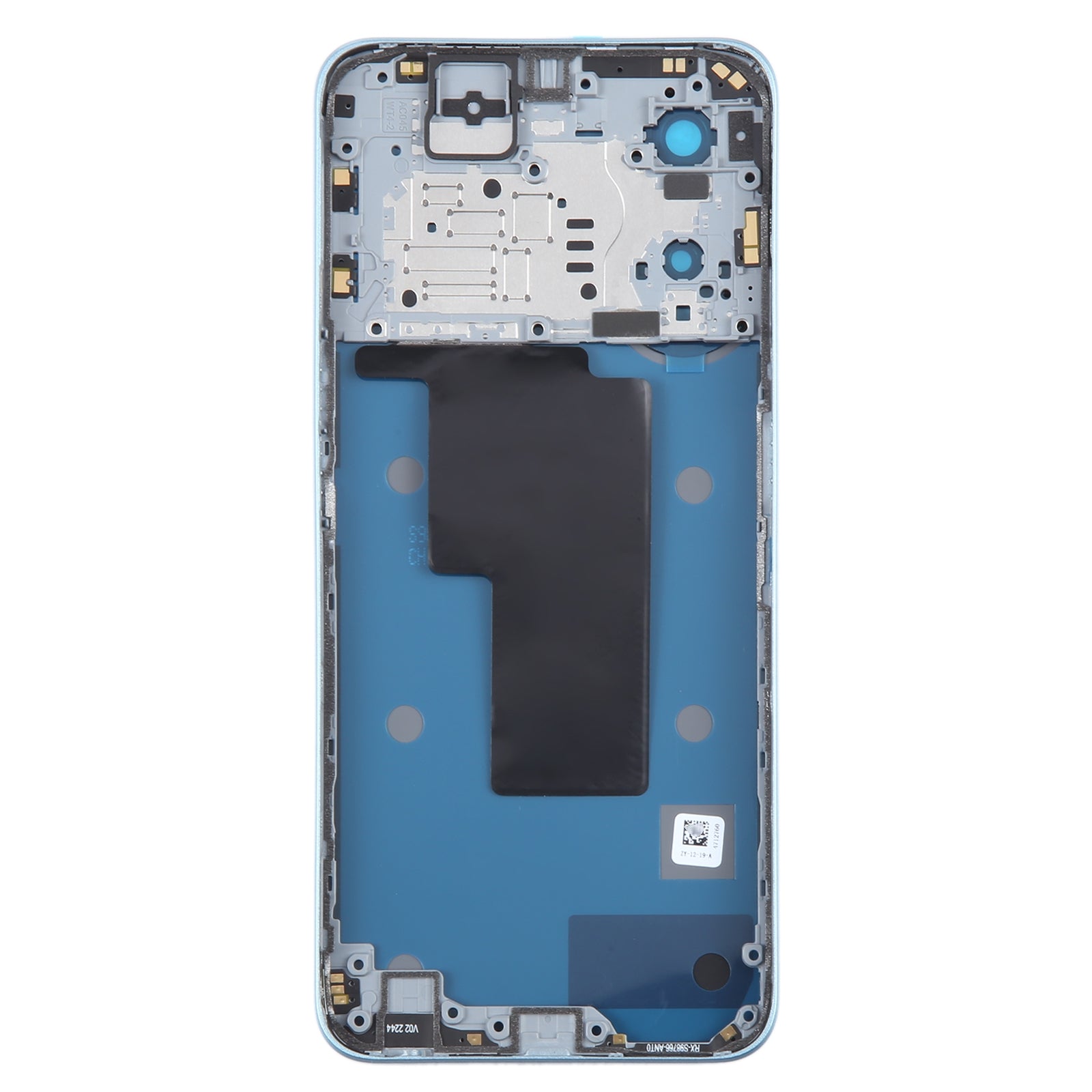 Cache Batterie Cache Arrière + Cadre Intermédiaire Oppo A58 Bleu
