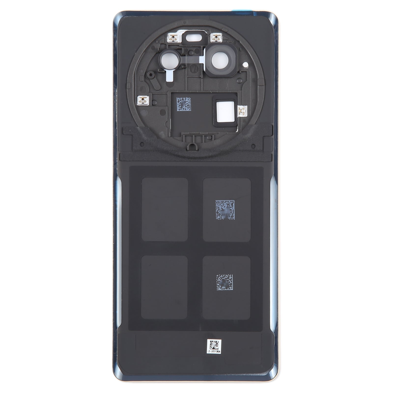 Cache Batterie Cache Arrière + Objectif Caméra Arrière Oppo Find X6 Blanc