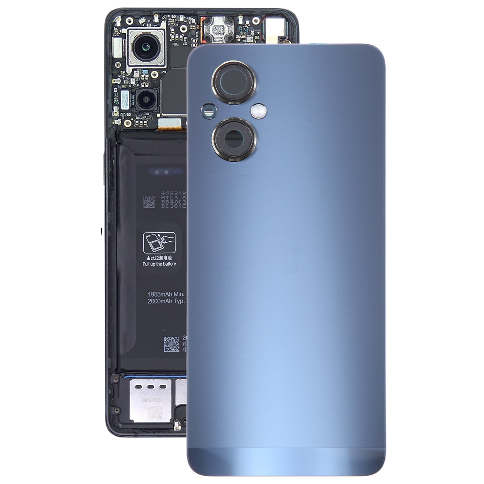 Cache batterie Cache arrière OnePlus Nord N20 Bleu