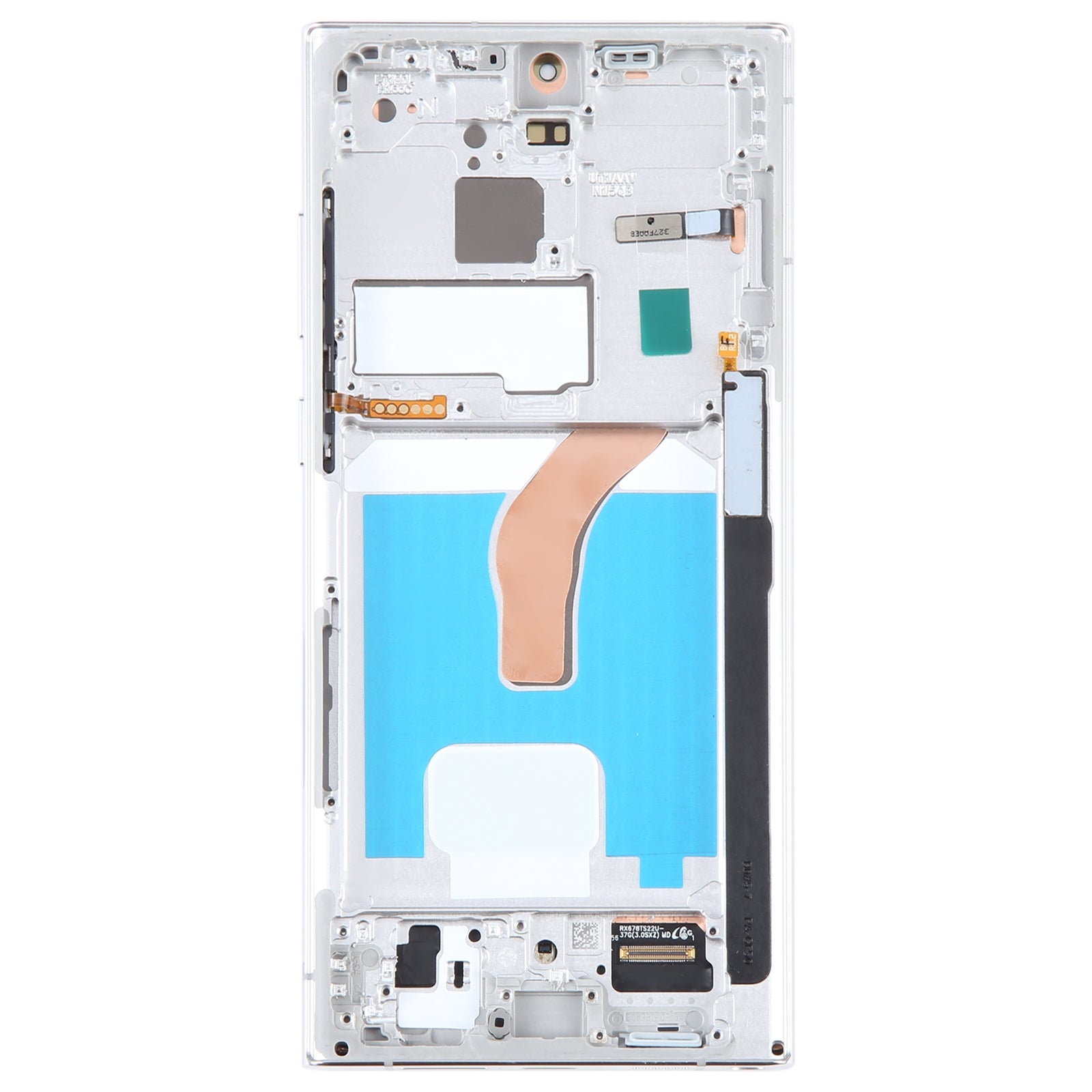 Plein Écran OLED + Tactile + Cadre Samsung Galaxy S22 Ultra 5G S908B Argent