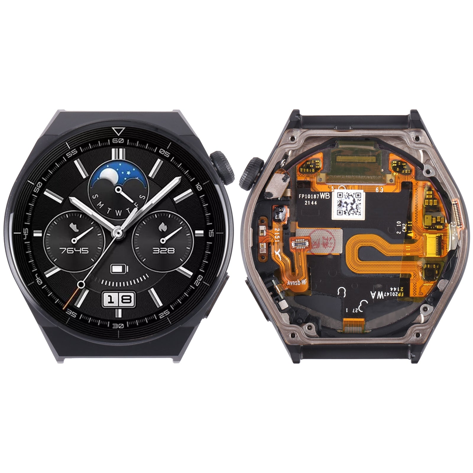 Pantalla Completa + Tactil + Marco Huawei Watch GT 3 Pro 46 mm Negro