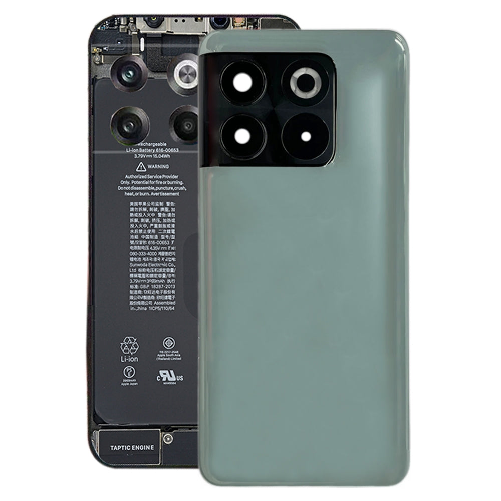Cache Batterie Cache Arrière + Objectif Caméra Arrière OnePlus Ace Pro PGP110 Vert