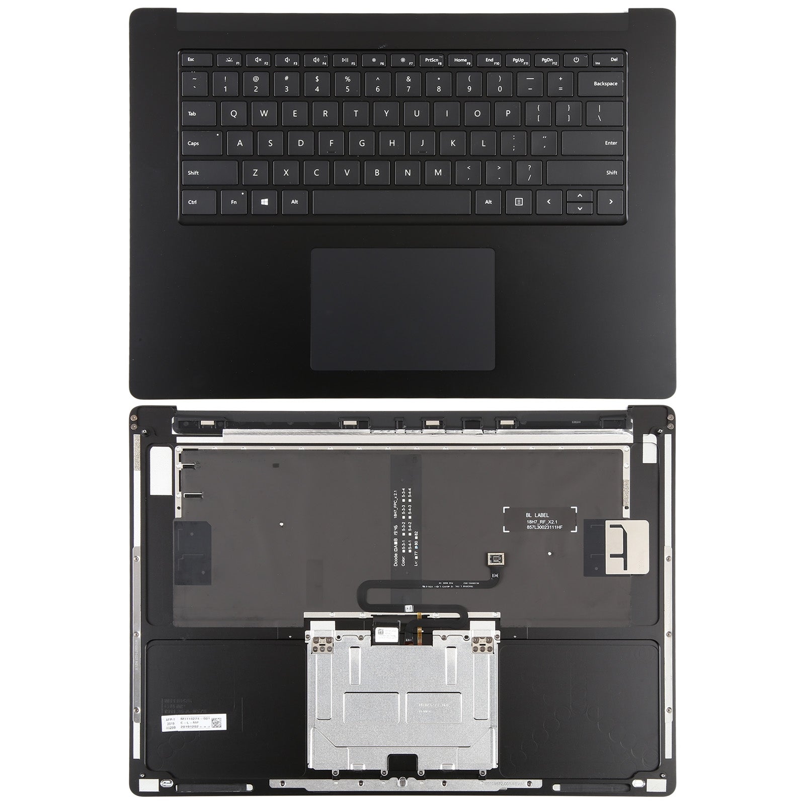 Clavier complet Microsoft Surface Laptop 3/4 15 noir