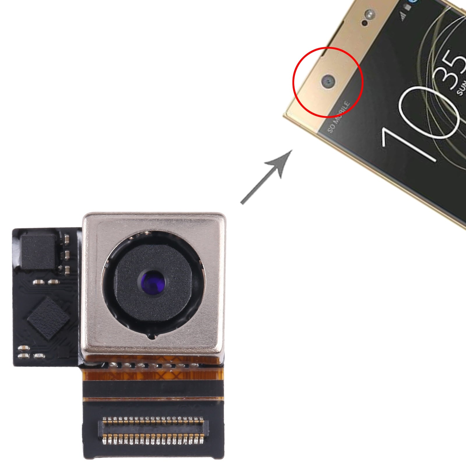 Caméra frontale flexible Sony Xperia XA1 Ultra
