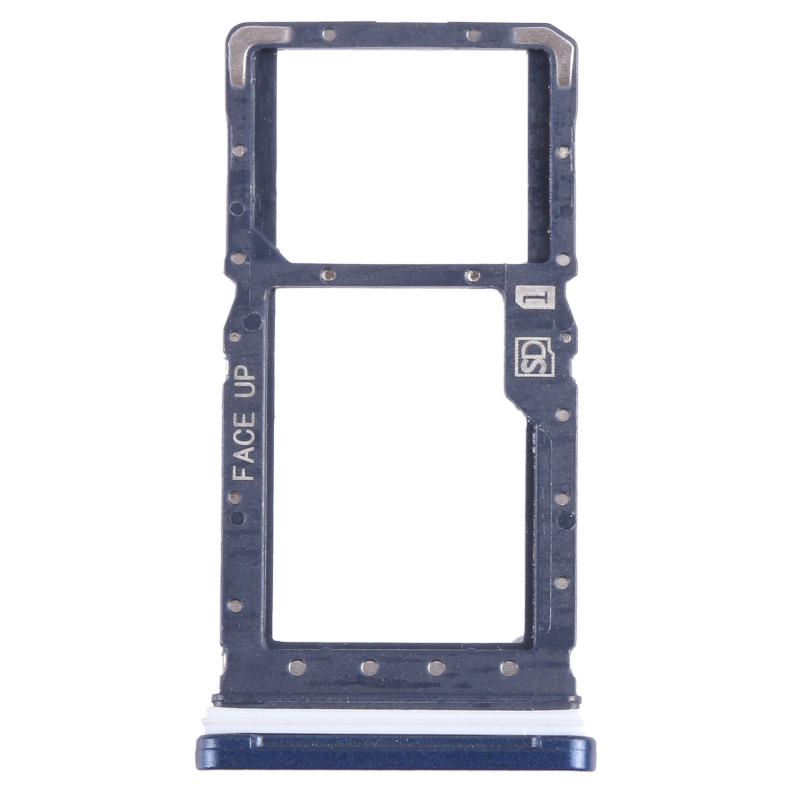 SIM / Micro SD Holder Tray Motorola Moto G Play 2021 Blue