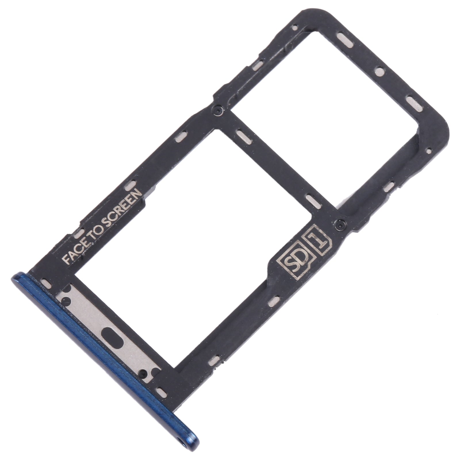 SIM / Micro SD Holder Tray Motorola Moto G7 Power Blue