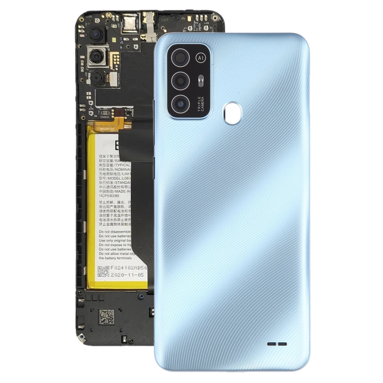 Battery Cover Back Cover ZTE Blade A52 Blue