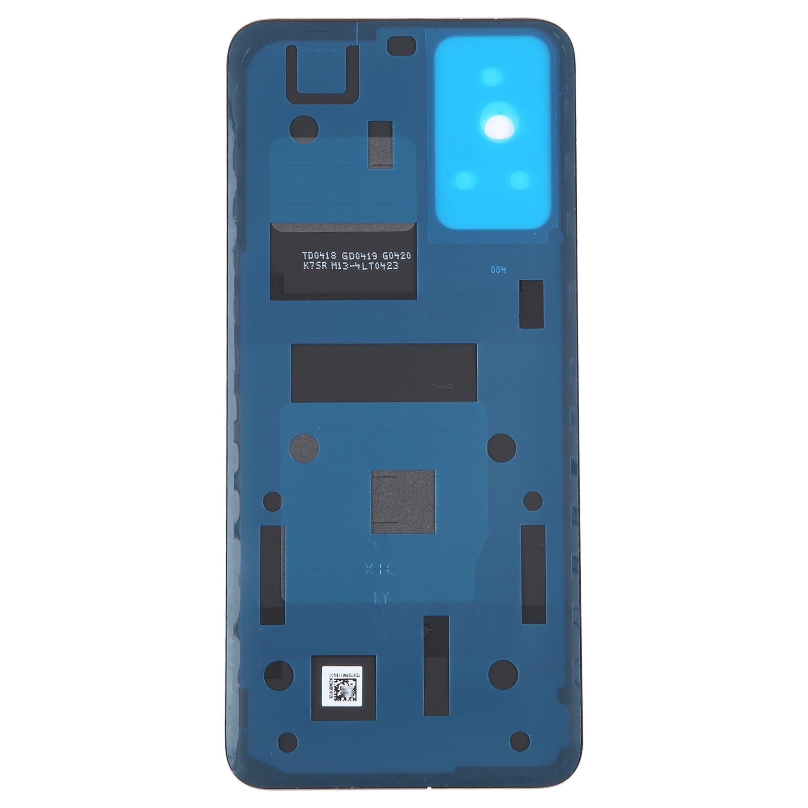 Cache batterie Cache arrière Xiaomi Redmi Note 12S Noir