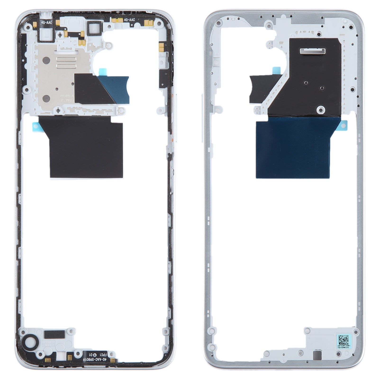 Chassis Back Cover Frame Xiaomi Redmi 12 4G Silver