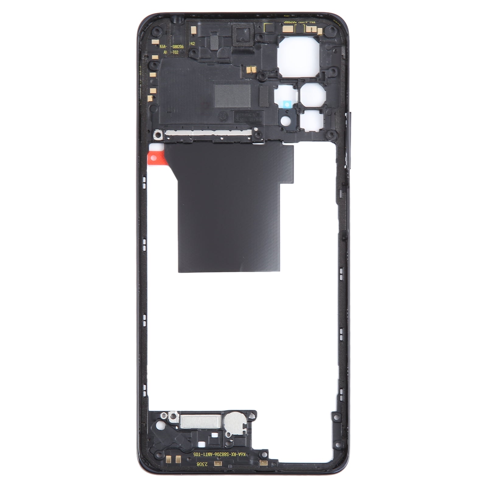 Chassis Back Cover Frame Xiaomi Redmi Note 12 Pro 4G Black