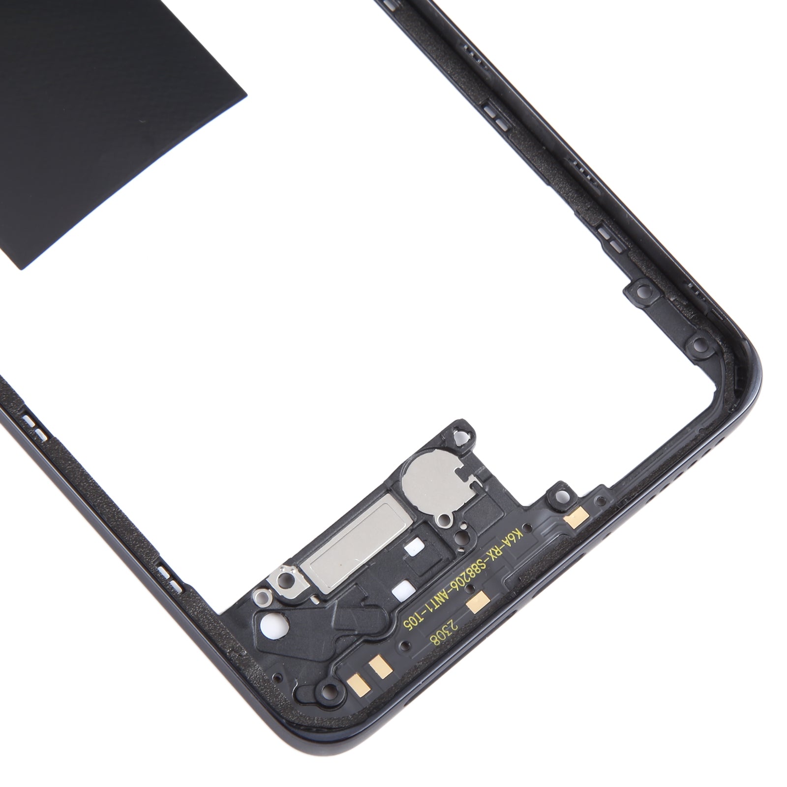 Chasis Carcasa Trasera Marco Xiaomi Redmi Note 12 Pro 4G Negro