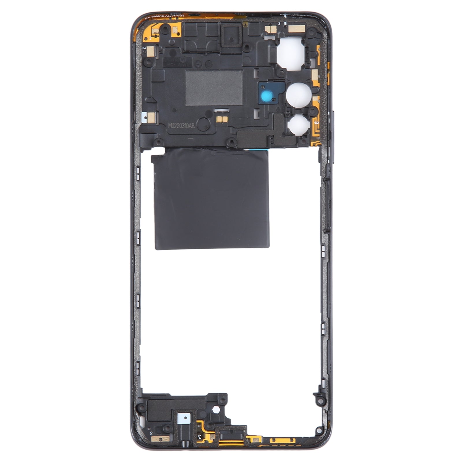 Châssis Cadre de Couverture Arrière Xiaomi Redmi Note 11S 5G Noir