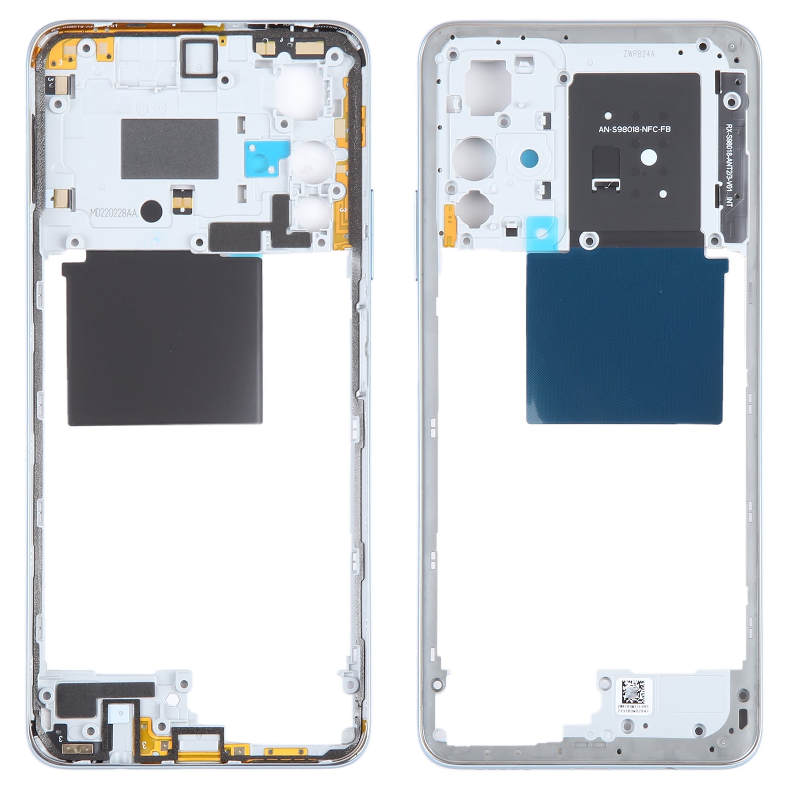 Châssis Cadre de Couverture Arrière Xiaomi Redmi Note 11S 5G Bleu
