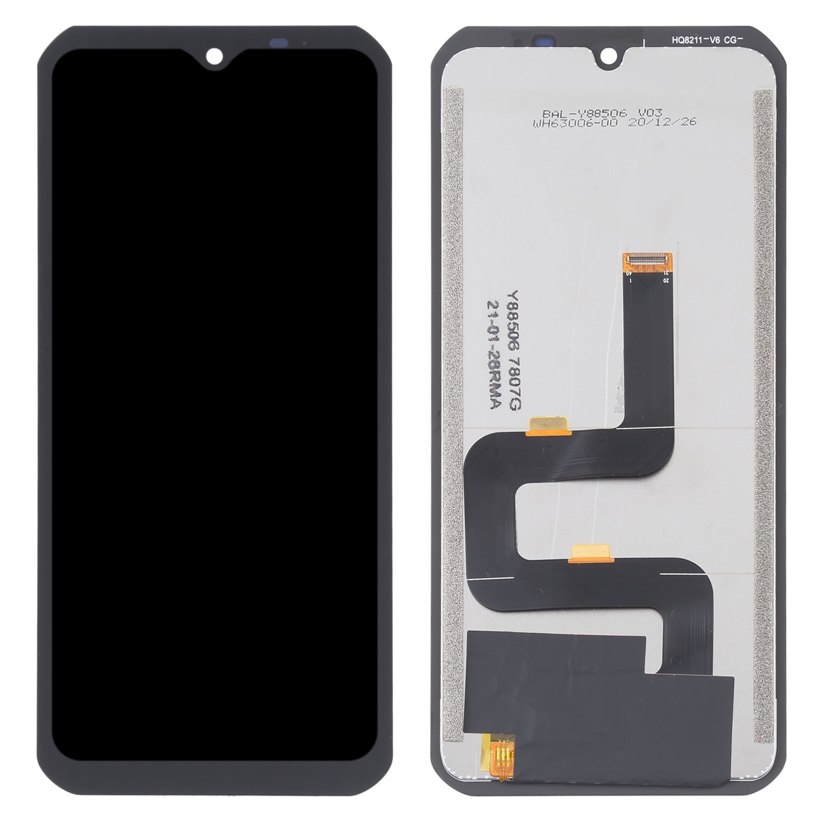 Ecran LCD + Numériseur Tactile Doogee S88 Plus Noir
