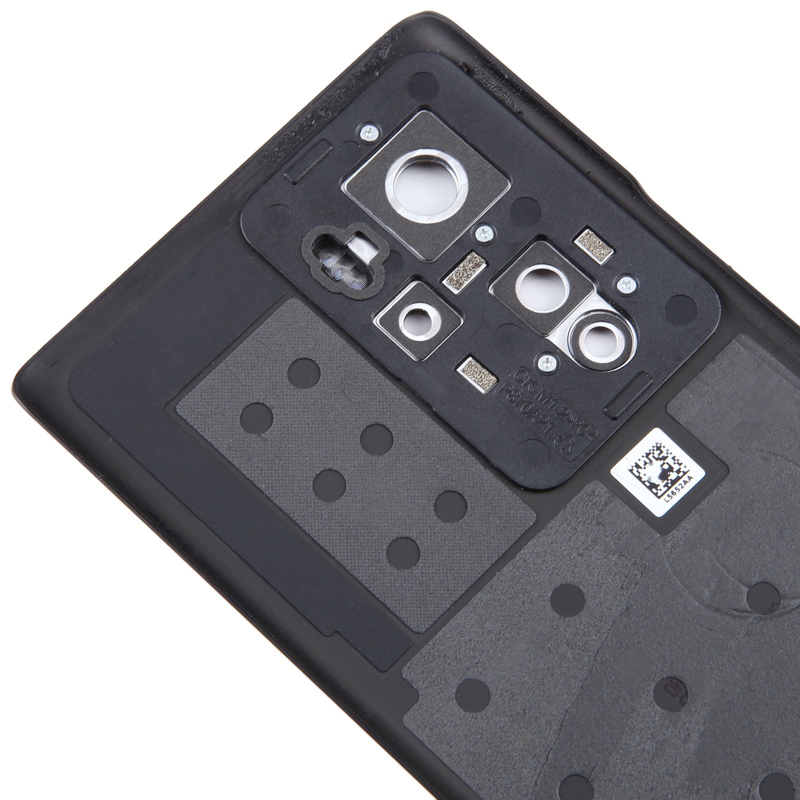 Battery Cover Back Cover + Rear Camera Lens ZTE Axon 40 Pro Black
