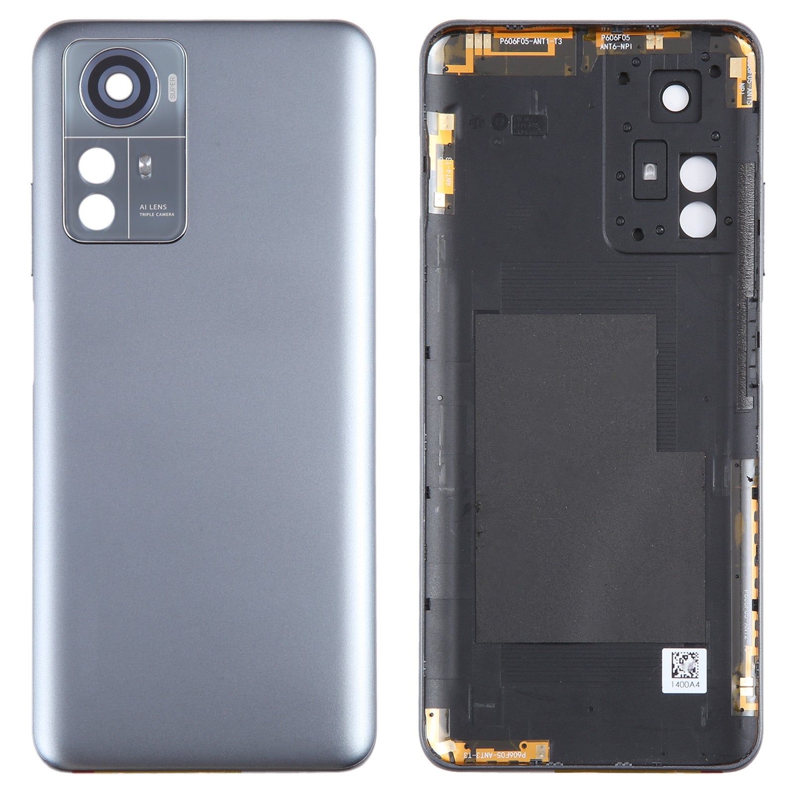 Battery Cover Back Cover ZTE Blade A72S A7050 Gray