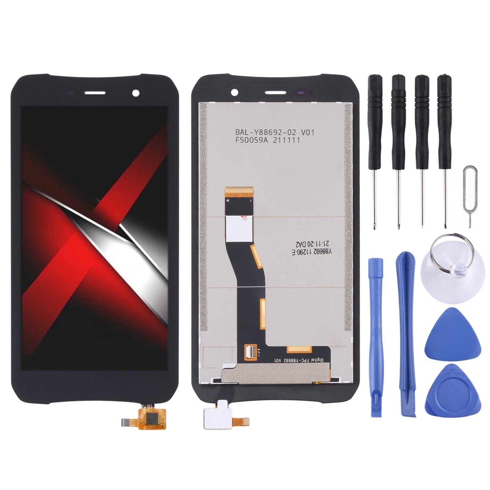 LCD Screen + Touch Digitizer Doogee S35 Black