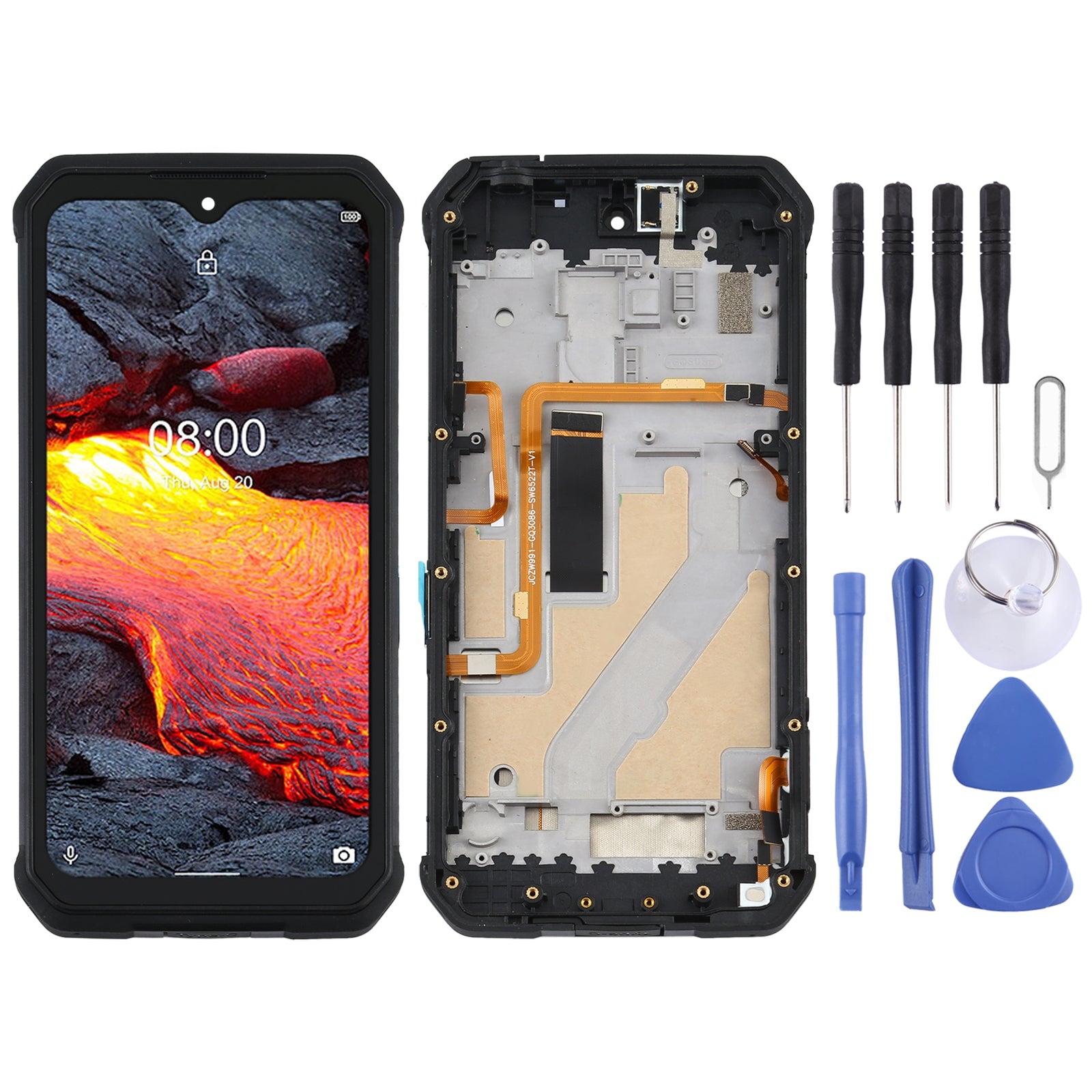 Ecran complet LCD + Tactile + Châssis Ulefone Armor 9E