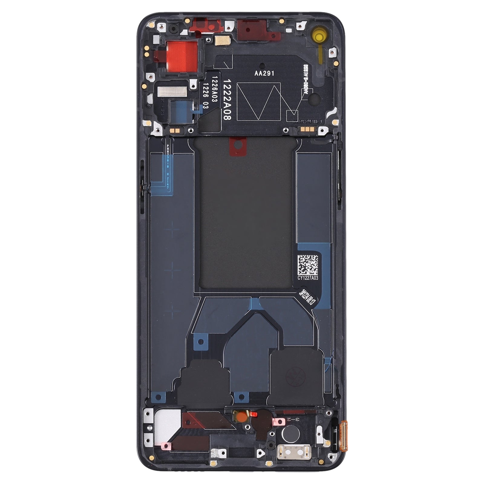 LCD Middle Frame Chassis Oppo Reno7 Pro 5G Black