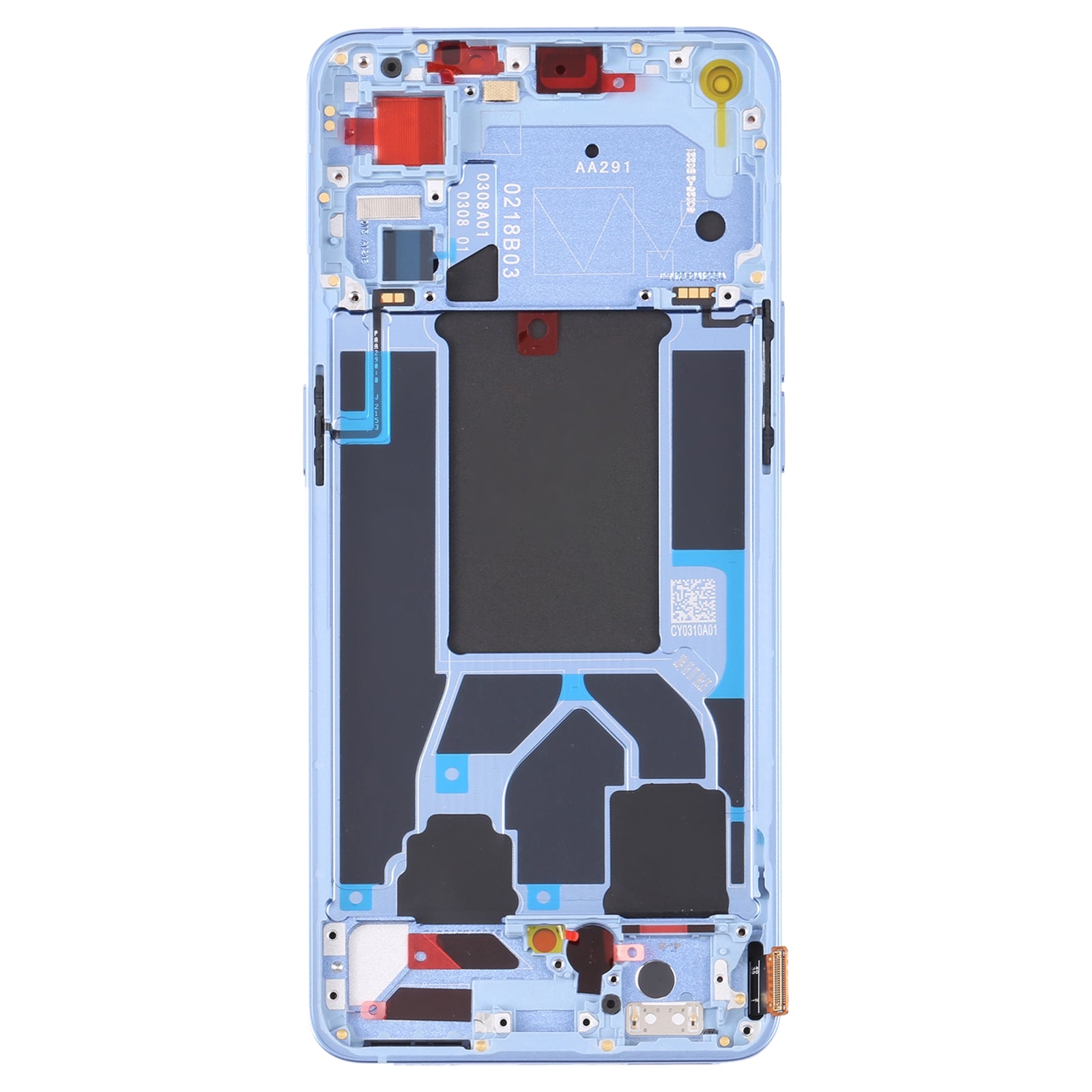 LCD Middle Frame Chassis Oppo Reno7 Pro 5G Blue