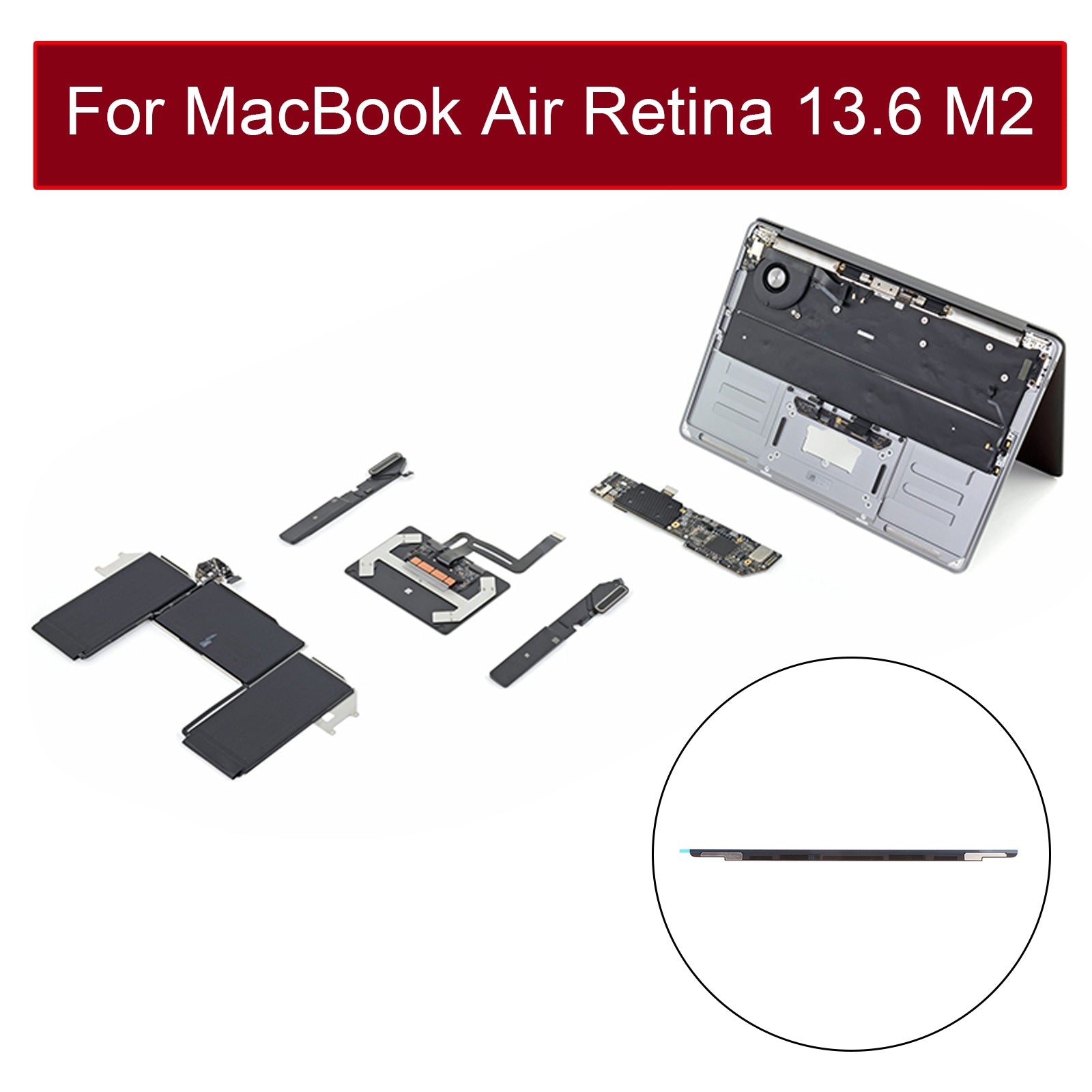 Front Bezel Axis Cover MacBook Air 13.6 A2681 2022 EMC4074