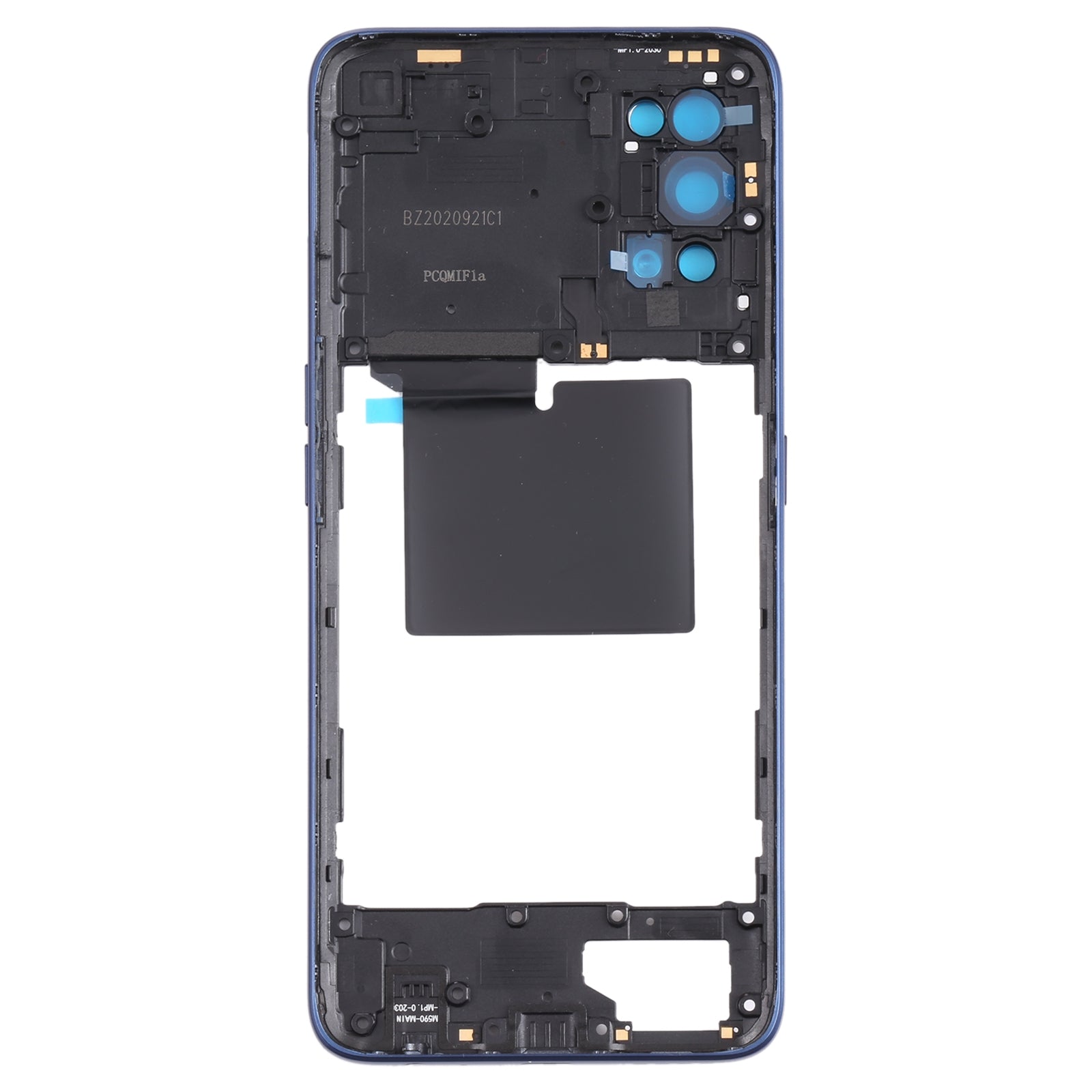 Chassis Intermediate Frame LCD Oppo Realme 7 Pro Blue