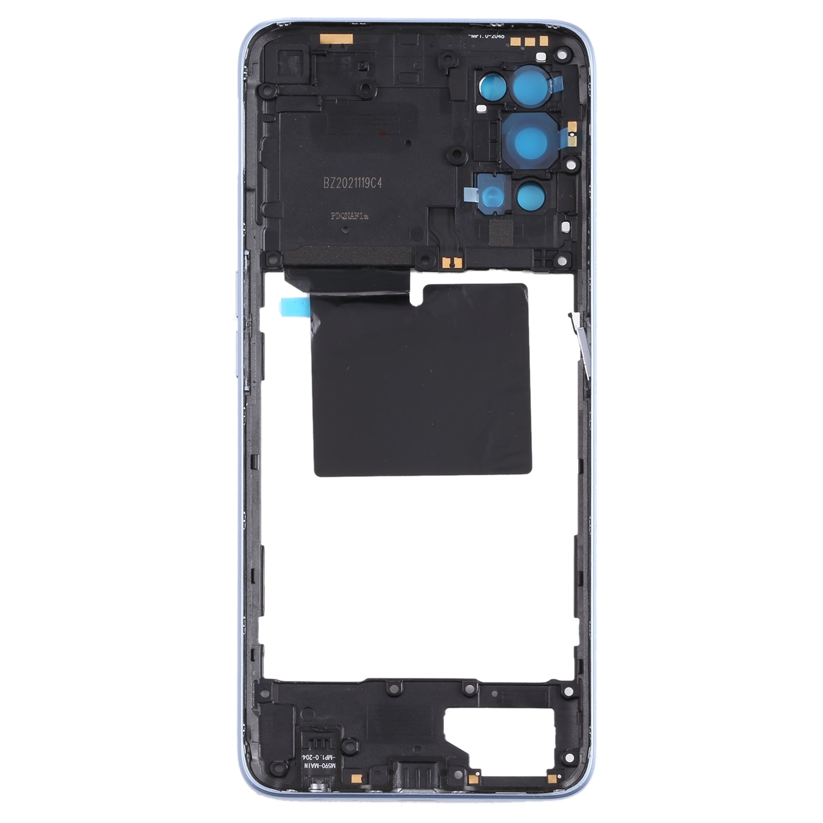 Chassis Middle Frame LCD Oppo Realme 7 Pro Silver