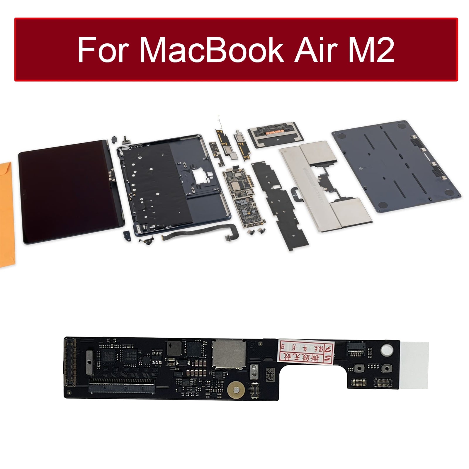 Plaque de dalle tactile TouchPad MacBook Air M2 13 2022 A2681