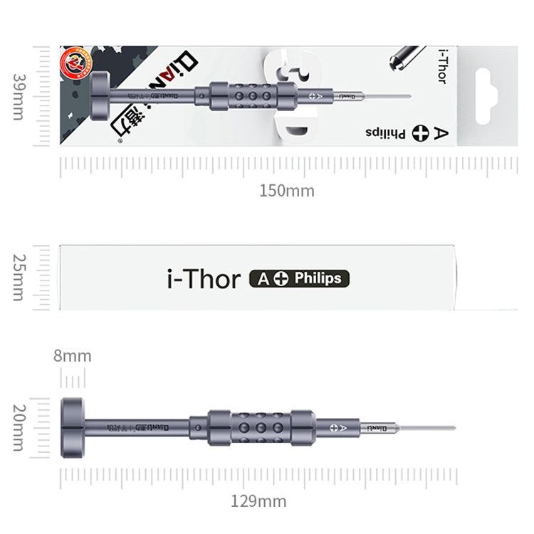Qianli i-Thor S2 Precision 3D Textured Hollow Cross Point Center Bevel Screwdriver