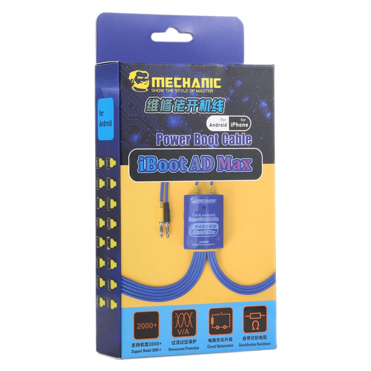 MECHANIC iBoot AD Max Mobile Phone Repair Power Test Cable for iPhone / Android