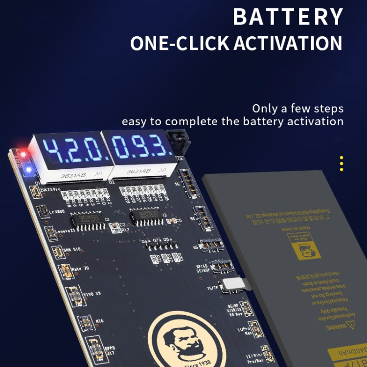 Carte mécanique de détection d'activation de batterie BA27 pour iPhone 5-13 Pro Max / téléphone Android