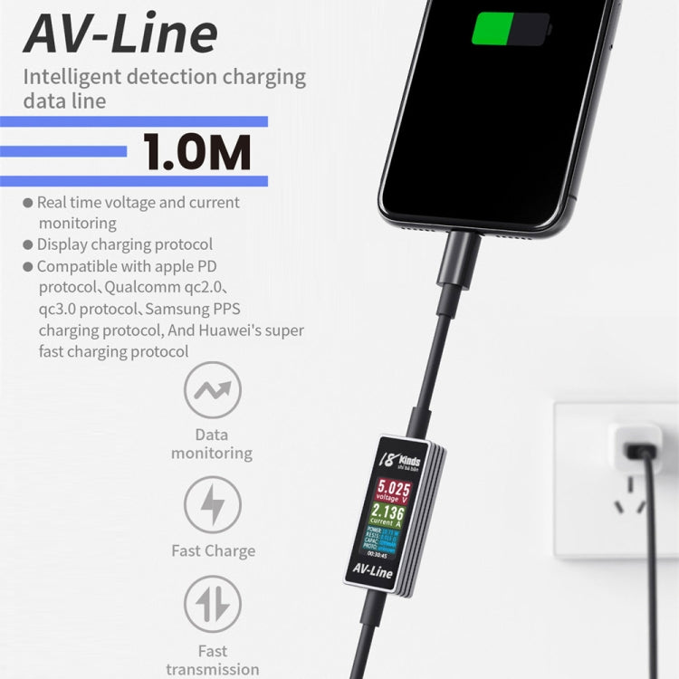 18 Kinds 8Pin to USB AV-LINE Intelligent Detection Charge Charging Detection