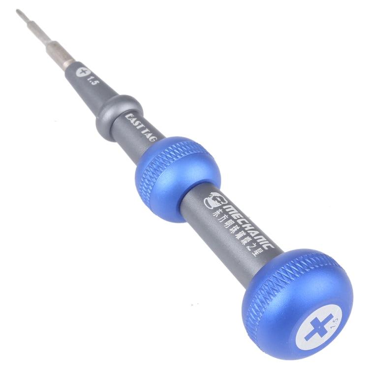 Mechanic East Tag Precision Strong Magnetic Screwdriver Cross 1.5 (Blue)