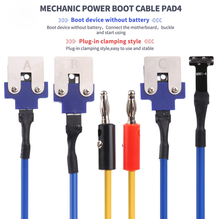 Mecanic Pad4 DC Power Supply Test Cable For IPAD Series