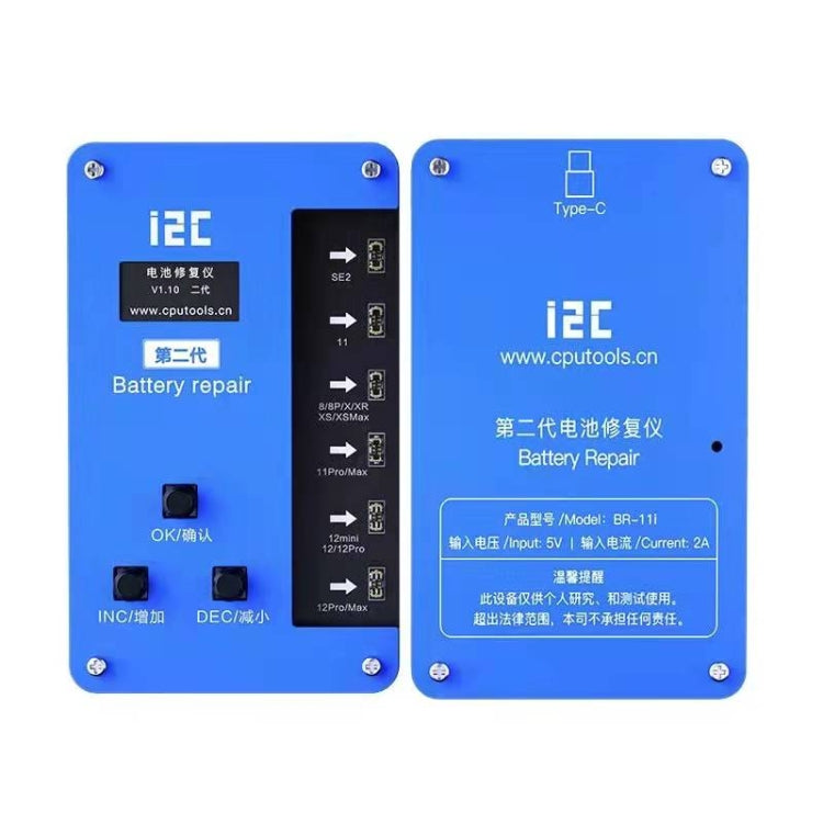 Corrector de datos de Batería I2C BR-11i con Cable Flex Para iPhone