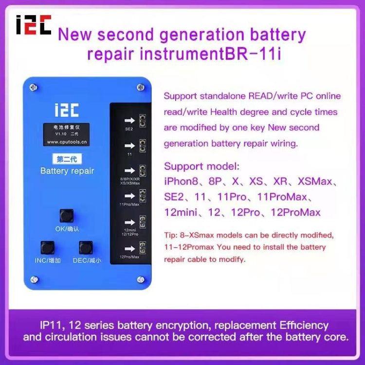 BR-11I I2C Battery Data Corrector For iPhone
