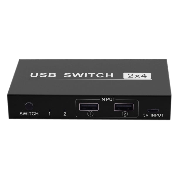 2x4 PC USB Switch with 2 Ports sharing 4 devices For printer Keyboard mouse monitor