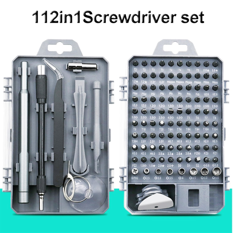 Refined Screwdriver Tool Set 112pcs Dismantling Maintenance Flat Screen Home Repair For Mobile Phone