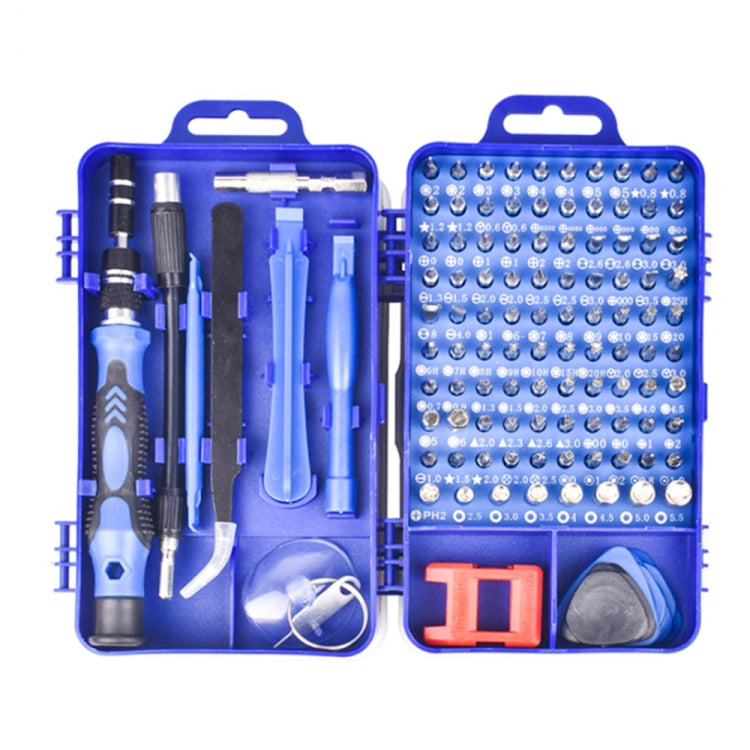 115 in 1 Precision Screwdriver Mobile Phone Computer Disassembly Maintenance Tool Set (Blue)