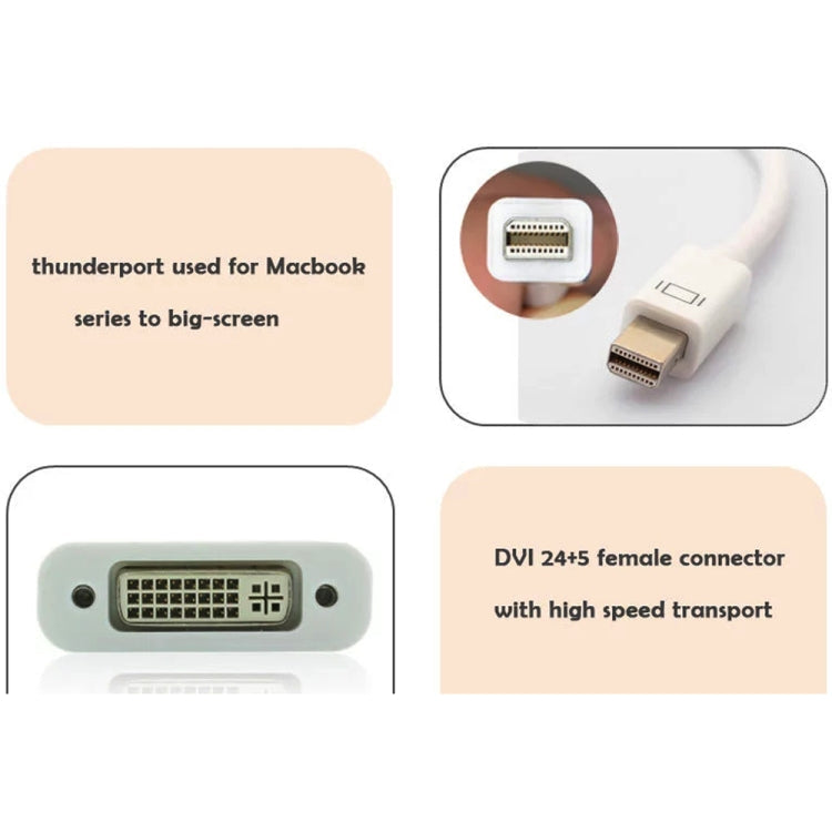 Convertidor Adaptador Mini DP a DVI
