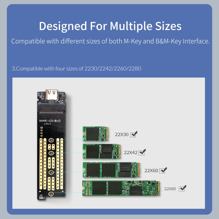 Caja SSD ORICO M2PAC3-G20 USB3.2 20Gbps M.2 NVMe